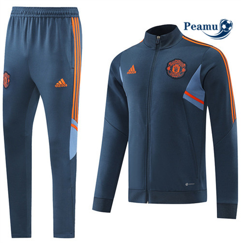 Vender Casaco de Fato de Treino Manchester United Azul Profundo 2022-2023 t614 baratas | peamu.pt