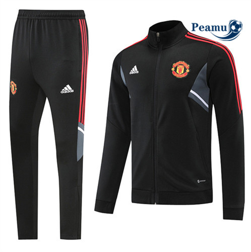 Comprar Casaco de Fato de Treino Manchester United Negro 2022-2023 t615 baratas | peamu.pt