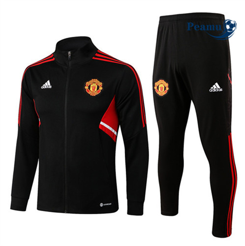 Comprar Casaco de Fato de Treino Manchester United Negro 2022-2023 t617 baratas | peamu.pt