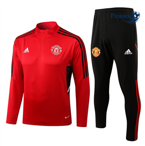 Vender Fato de Treino Manchester United Rojo/Negro 2022-2023 t618 baratas | peamu.pt