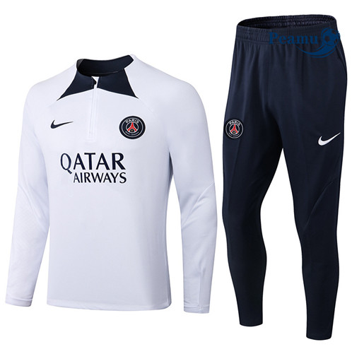 Comprar Fato de Treino Paris PSG Blanco/Negro 2022-2023 t659 baratas | peamu.pt