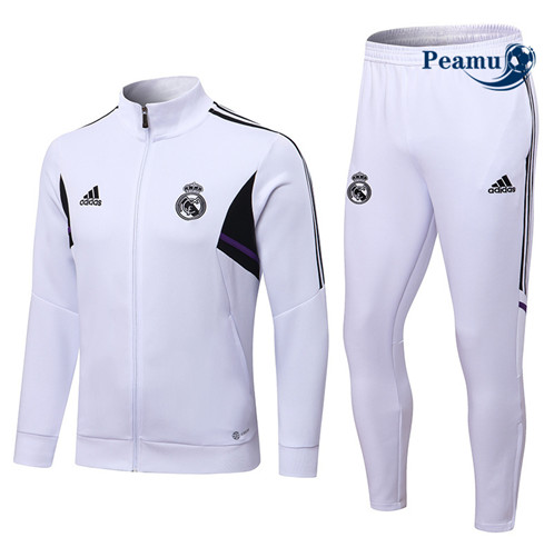 Vender Casaco de Fato de Treino Real Madrid Blanco 2022-2023 t676 baratas | peamu.pt