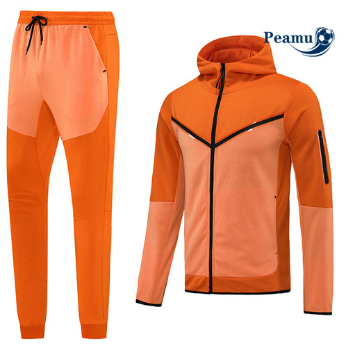 Comprar Casaco de Fato de Treino Sans logo de marque com capuz Naranja Naranja 2022-2023 t757 baratas | peamu.pt