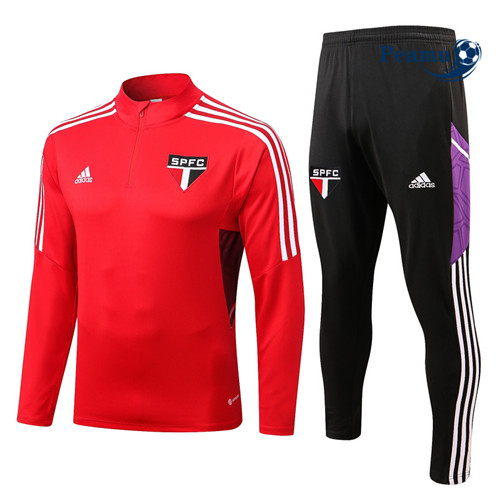 Comprar Fato de Treino Sao Paulo Rojo/Negro 2022-2023 t771 baratas | peamu.pt
