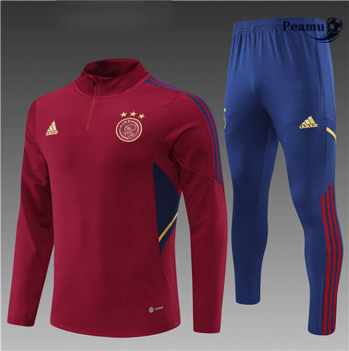 Comprar Camisola Fato de Treino Ajax Crianças Rojo/Azul 2022-2023 t775 baratas | peamu.pt