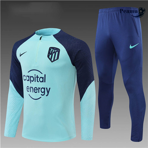 Comprar Camisola Fato de Treino Player Atletico Madrid Crianças Verde/Azul 2022-2023 t777 baratas | peamu.pt
