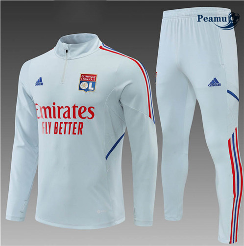 Comprar Camisola Fato de Treino Lyon Crianças Gris/Blanco 2022-2023 t811 baratas | peamu.pt