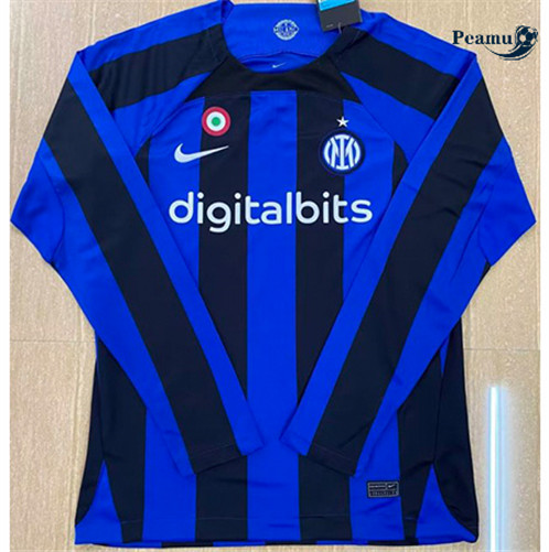 Comprar Camisolas de futebol Inter Milan Principal Equipamento Manga larga 2022-2023 t1065 baratas | peamu.pt