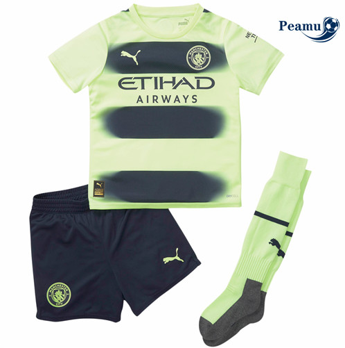 Comprar Camisolas de futebol Manchester City Crianças Terceiro Equipamento 2022-2023 t139 baratas | peamu.pt