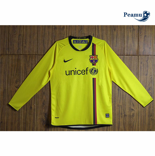 Vender Camisolas de futebol Retro Barcelona Alternativa Equipamento Manga larga 2008-09 t068 baratas | peamu.pt