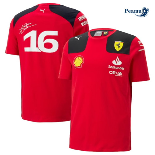 Peamu: Camisola Futebol Scuderia Ferrari 2023 - Charles Leclerc