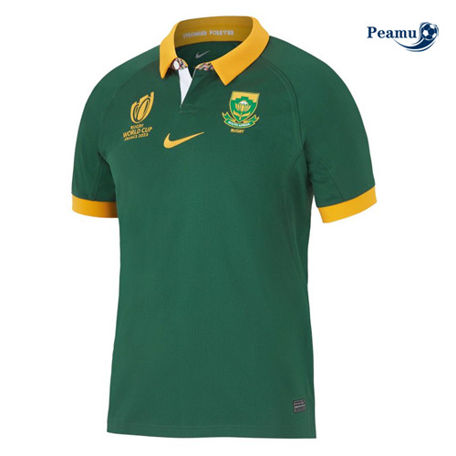 Peamu: Camisola Futebol África do Sul Springboks Primeira Equipamento Rugby WC23