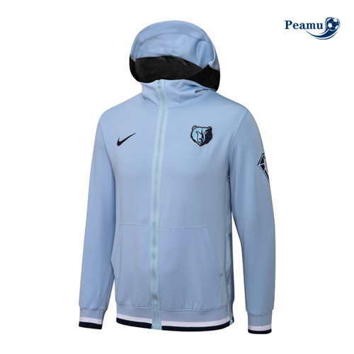 Peamu: Camisola Futebol Jaqueta Sueter de Treinamento Memphis Grizzlies - Blue