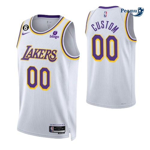 Peamu: Camisola Futebol Custom, Los Angeles Lakers 2022/23 - Association