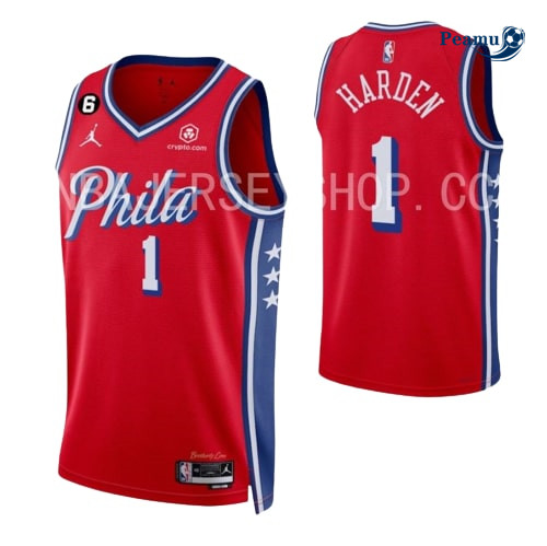 Peamu: Camisola Futebol James Harden, Philadelphia 76ers 2022/23 - Statement