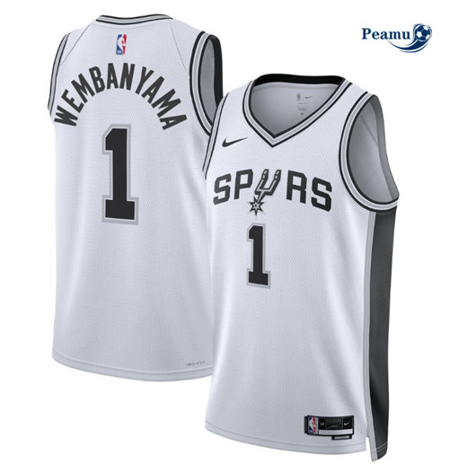 Peamu: Camisola Futebol Victor Wembanyama, San Antonio Spurs 2023 - Association