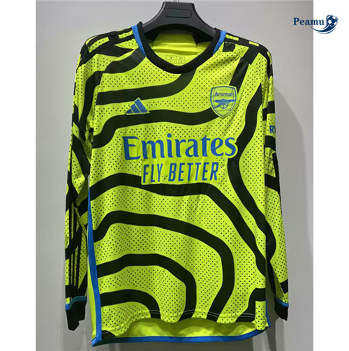 Camisola Futebol Arsenal Alternativa Equipamento Manga Comprida 2023-2024