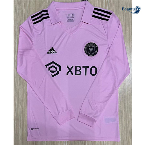 Camisola Futebol Inter Miami Principal Equipamento Manga Comprida 2023-2024