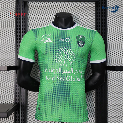 Camisola Futebol Jeddah National Player Version Equipamento Verde 2023-2024