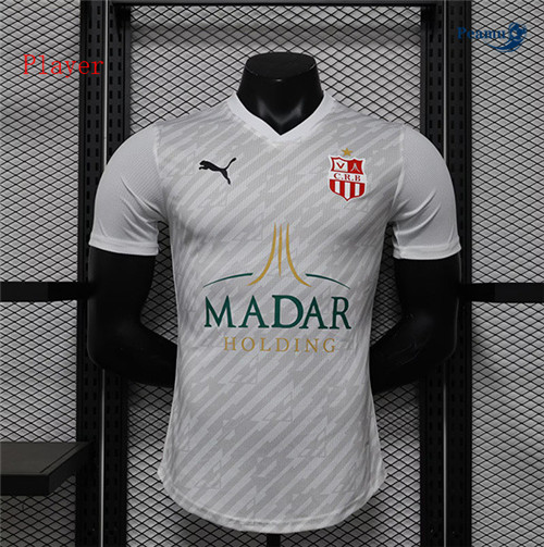 Camisola Futebol CR Belouizdad Player Version Equipamento Branco 2023-2024