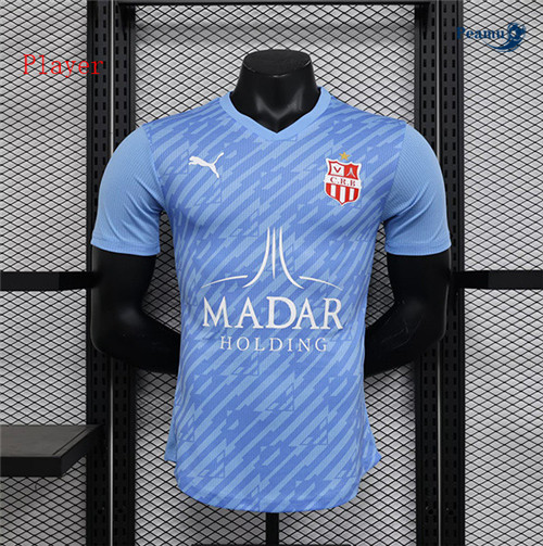Camisola Futebol CR Belouizdad Player Version Equipamento Azul 2023-2024