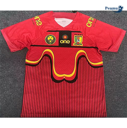 Camisola Futebol Camaroes Equipamento Rojo 2023-2024