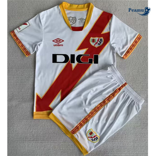 Camisola Futebol Rayo Vallecano Crianças Principal Equipamento 2023-2024