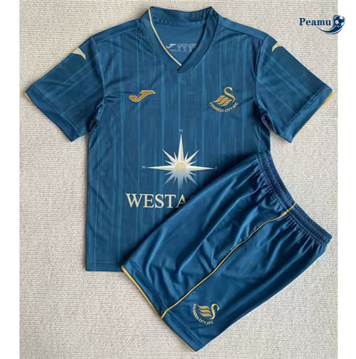 Camisola Futebol Swansea City Crianças Alternativa Equipamento 2023-2024