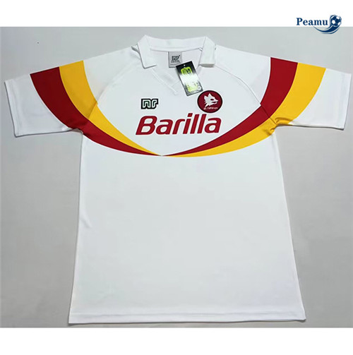 Camisola Retrô Futebol AS Roma Alternativa Equipamento 19990-91