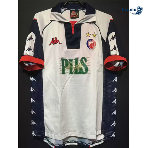 Camisola Retrô Futebol Red Star Alternativa Equipamento 1999-01