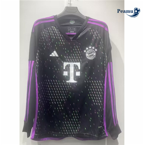 Novo Camisola Futebol Bayern de Munique Alternativa Equipamento Manga Larga 2023-2024