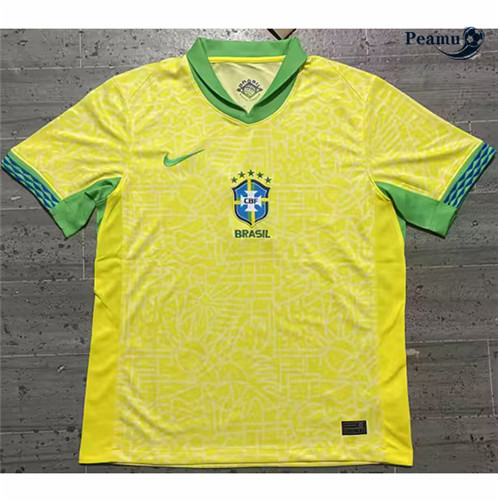 Novo Camisola Futebol Brasil Principal Equipamento 2023-2024