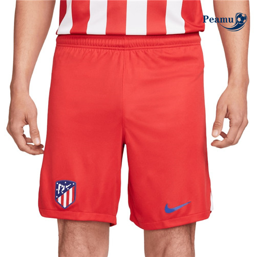 Novo Camisola Calcoes Futebol Atletico Madrid Principal Equipamento 2023-2024