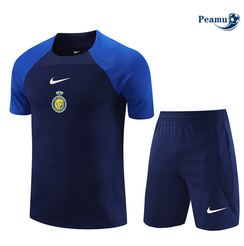 Oferta Camisola Kit Equipamento Training Al-Nassr + Calções Azul Real 2023-2024