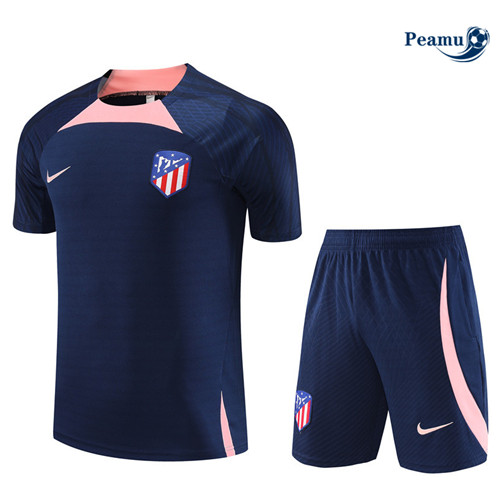 Comprar Camisola Kit Equipamento Training Atletico Madrid Criancas + Calções Azul Real 2023-2024