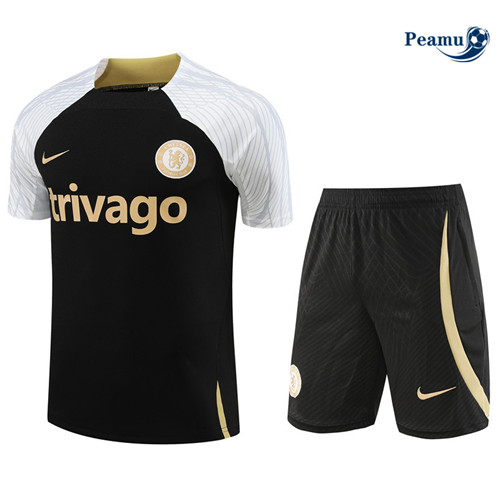 Comprar Camisola Kit Equipamento Training Chelsea + Calções Preto 2023-2024