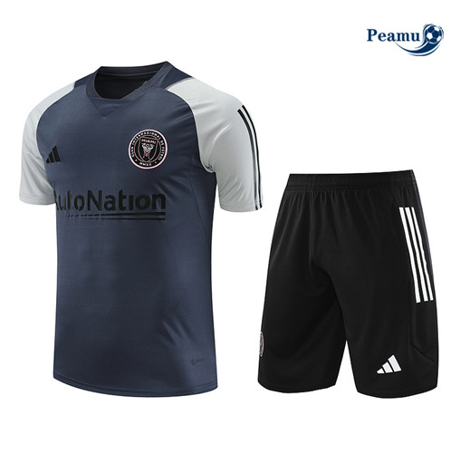 Loja Camisola Kit Equipamento Training Inter Miami + Calções Cinza 2023-2024