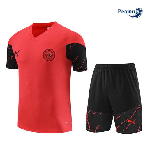 Loja Camisola Kit Equipamento Training Manchester City Criancas + Calções Naranja 2023-2024