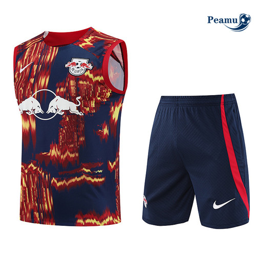 Comprar Camisola Kit Equipamento Training RB Leipzig Colete + Calções Vermelho 2023-2024