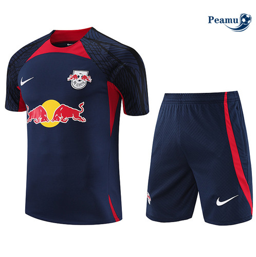 Criar Camisola Kit Equipamento Training RB Leipzig + Calções Azul 2023-2024