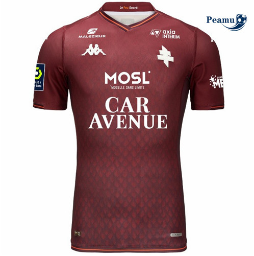 Novo Camisola Futebol FC Metz Principal Equipamento 2023-2024