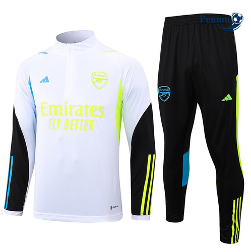 Novo Fato de Treino Arsenal Equipamento Branco 2023-2024