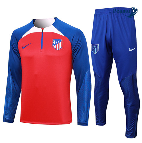 Novo Fato de Treino Atletico Madrid Equipamento Vermelho 2023-2024