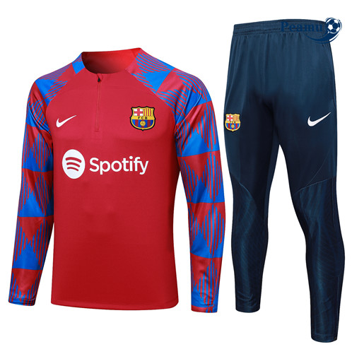 Loja Fato de Treino Barcelona Equipamento Vermelho 2023-2024