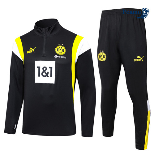 Novo Fato de Treino Borussia Dortmund Equipamento Preto 2023-2024