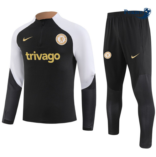 Oferta Fato de Treino Chelsea Equipamento Preto 2023-2024