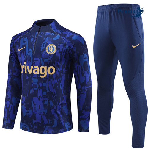 Criar Fato de Treino Chelsea Equipamento Azul 2023-2024