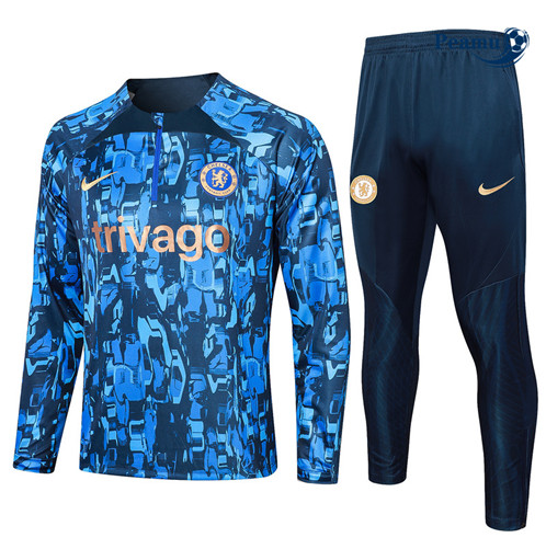 Novo Fato de Treino Chelsea Equipamento Azul 2023-2024