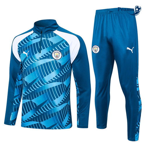 Novo Fato de Treino Manchester City Equipamento Azul 2023-2024