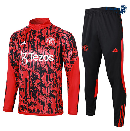 Comprar Fato de Treino Manchester United Equipamento Vermelho 2023-2024